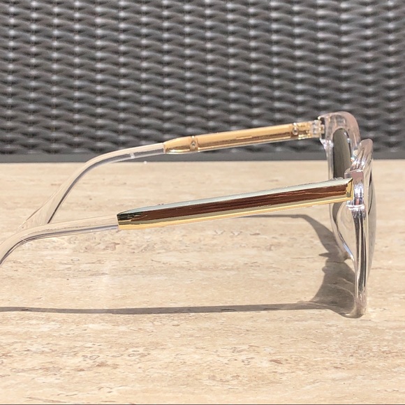 *LAST NEW Clear Frame Statement Mirror Sunglasses - Picture 5 of 8